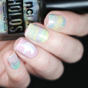 Unicorn Head Stencils for Nail Art, Nail Stencils, Nail Art, Nail ...