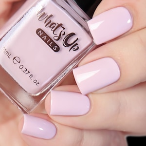 Whats Up Nails - To and Froyo Regular Polish (Light Pink Creme), Nail Polish for Nail Art