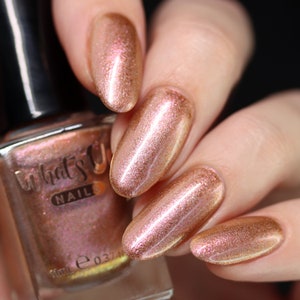 Whats Up Nails - Agate Nail Polish (Pink Duochrome) Nail Polish for Nail Art