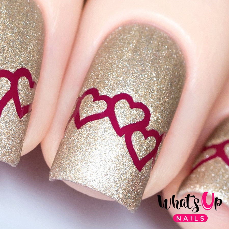 Lootaan Nagelhalter Zum Malen – Herz-förmig Mit Magnetbasis & Klebekitt, Perfekt Für Press On Nails & Übung