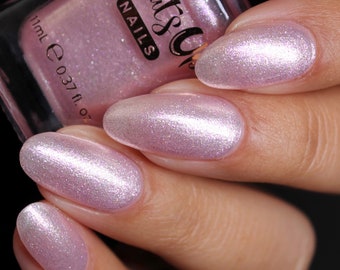 Whats Up Nails - Fairy Veil Regular Polish (Hellrosa Basis mit irisierendem Schimmer), Nagellack für die Nailart