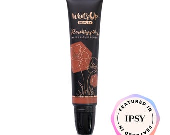 Whats Up Beauty - Rosehippity Matte Flüssige Blush - Shade Leonidas Sauberes, Ungiftiges, Veganes Gesicht Wangen Make-up
