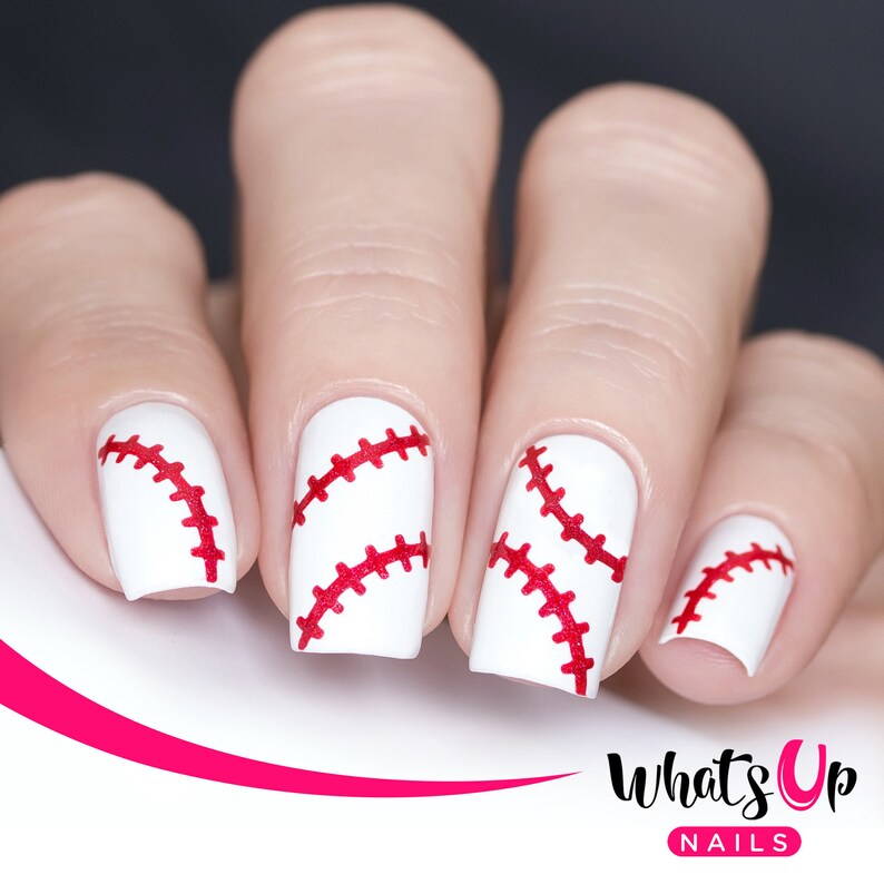 Stitches Stencils for Nails Halloween Nail Stickers Nail Etsy