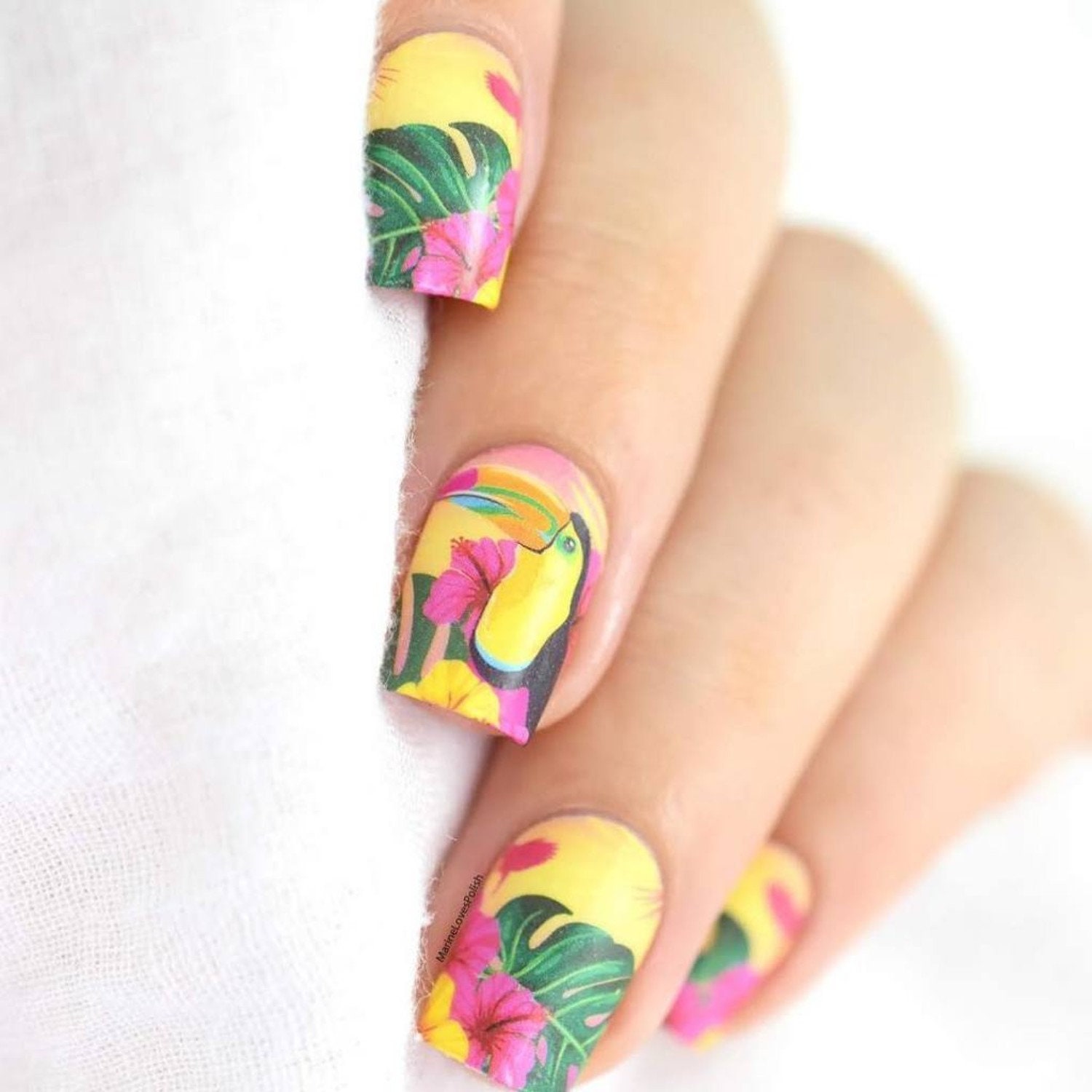 P105 Tropicalota Water Decals Sliders for Nail Art Design - Etsy