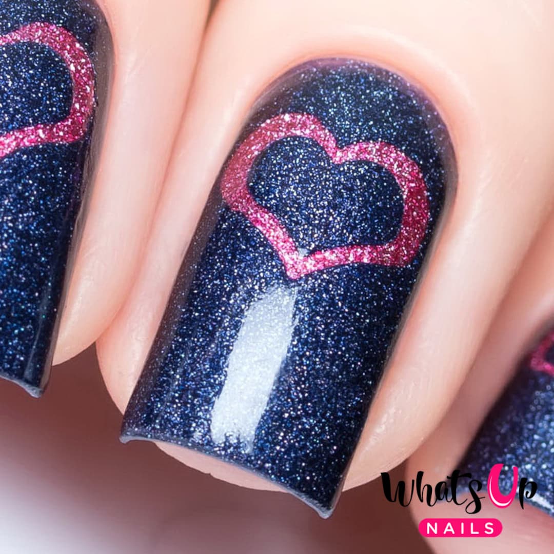 Amazon.com: Heart Nail Stickers for Nail Art - 6 Sheets Love Heart Nail  Decals 3D Self-Adhesive Nail Art Supplies Valentine's Day Heart Love Nail  Art Designs Manicure Valentine's Nail Art Decorations for
