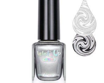 Silver Ag-ent Stamping Polish (Silver), Nail Polish for Nail Art