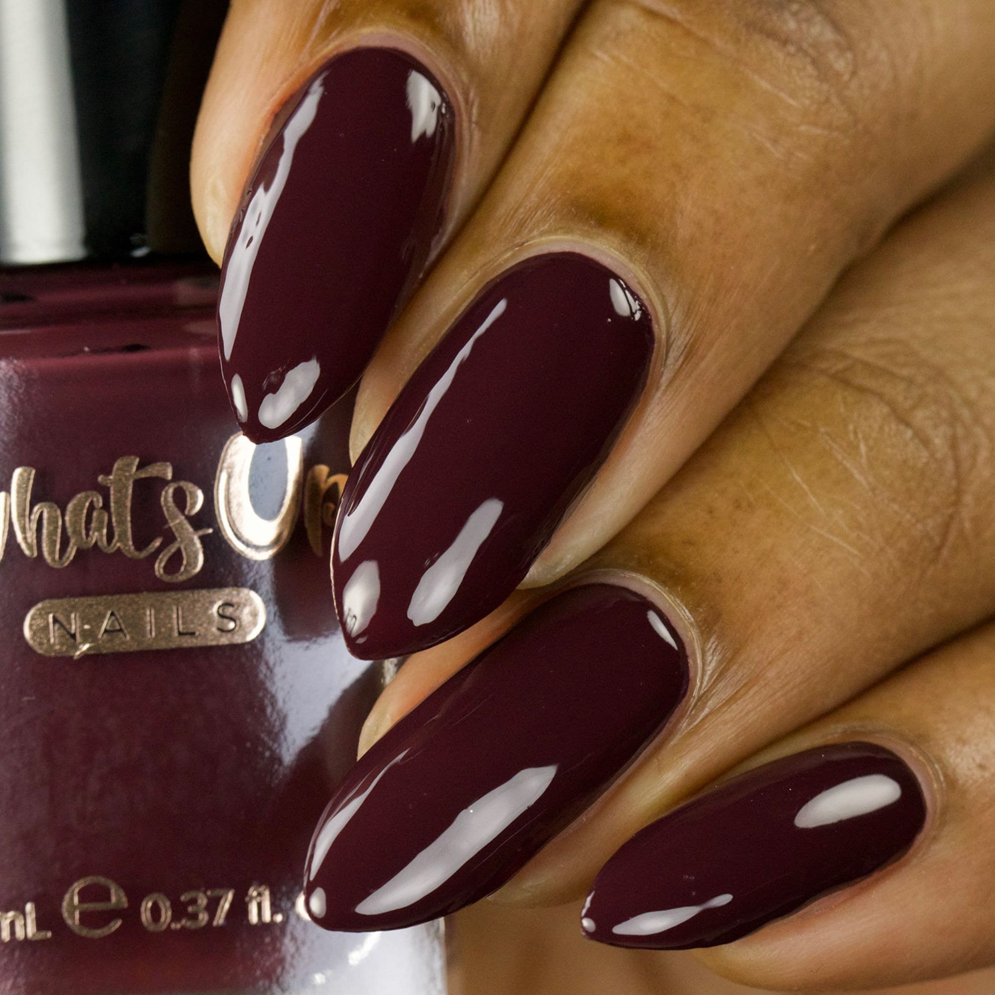 Tasting Trip Regular Polish dark Burgundy Brown Creme Nail Etsy