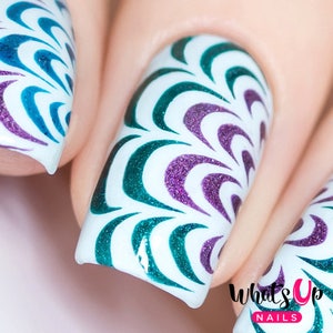 Whats Up Nails - Marble Water Stencils for Nail Art, Nail Stencils, Nail Art, Nail Vinyls