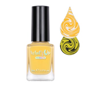 Whats Up Nails - Fab Cab Stamping Polish (Yellow Creme), Nail Polish for Nail Art