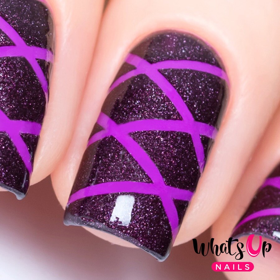 DOTTING TOOL NAIL ART #11 - Easy Purple Dot Nails Idea
