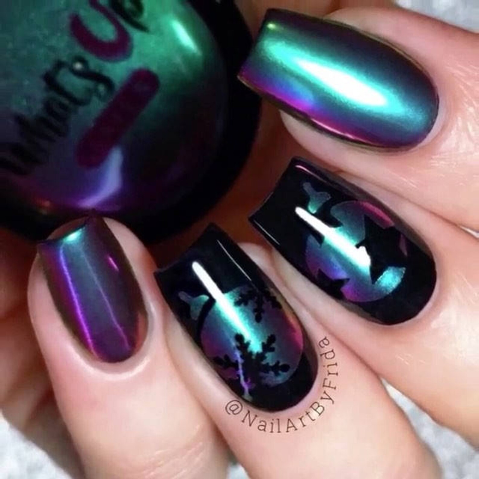 Ornament Stencils for Nails Christmas Nail Stickers Nail - Etsy