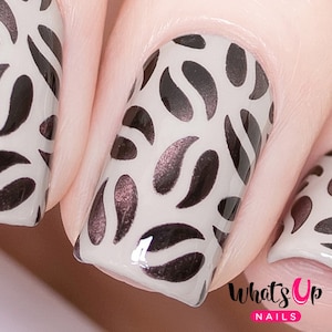 Whats Up Nails - Coffee Stencils for Nails, Nail Stickers, Nail Art, Nail Vinyls