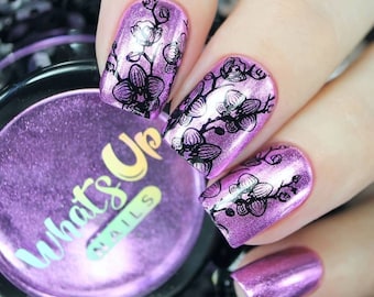 Whats Up Nails - Lilac Chrome Powder For Mirror Nails