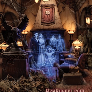 Tower of Terror Lobby, 11x14 Print by Ben Russel