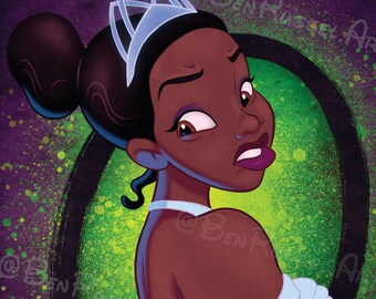 2020 Face Tiana, 11x14 Print by Ben Russel