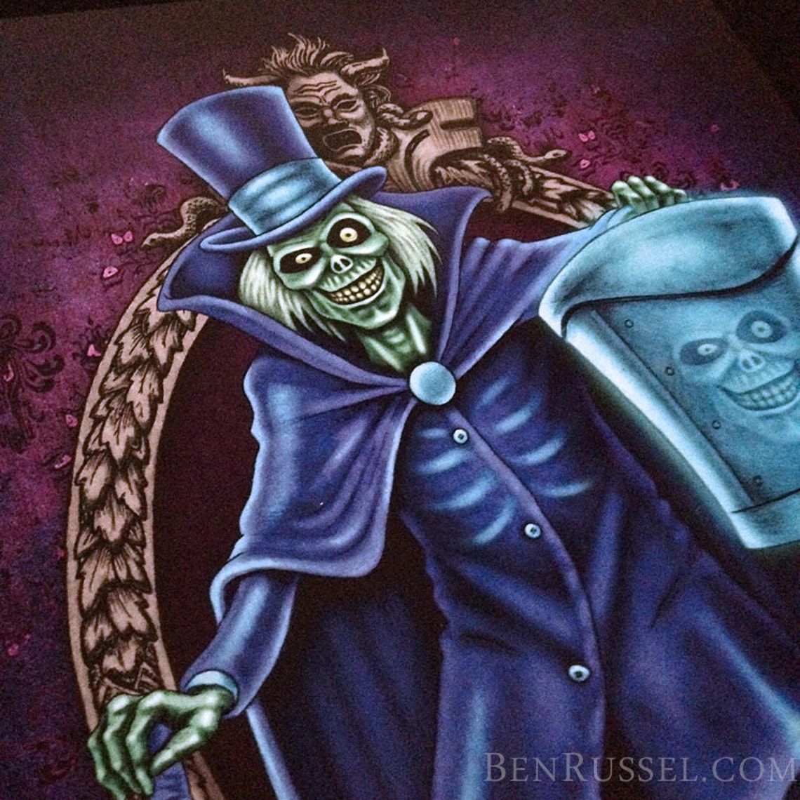 Hatbox Ghost 11x14 Print Etsy
