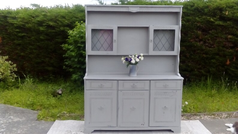 Now Soldbeautiful Vintage Large Welsh Dresser Shabby Etsy