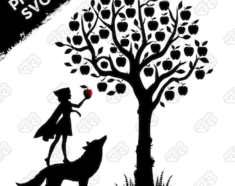 Rotkäppchen png Rotkäppchen dunkel png Rotkäppchen Goth svg Designdatei Rotkäppchen Digitale Datei Goth Rot und Wolf