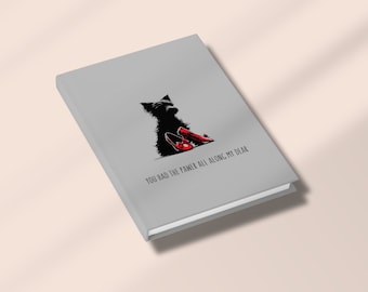 Wizard of Oz Gift Wizard of Oz Journal Diary Ruby Red Slippers Yellow Brick Road Dorthy and Toto Wizard-of-Oz Gifts for her Sport Coach Gift