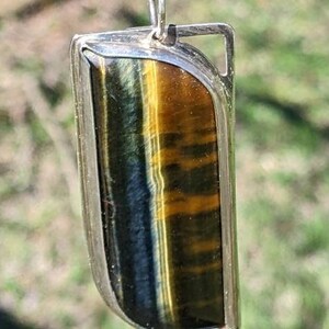 Tiger Eye in sterling silver