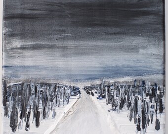 Winter in Finland at Night