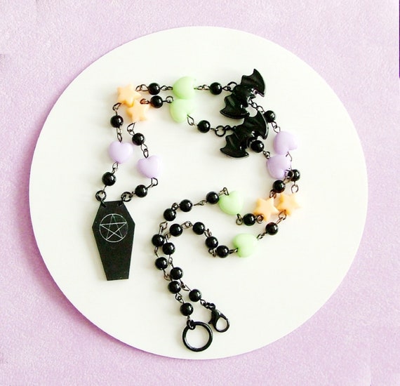Pastel goth best sale necklace