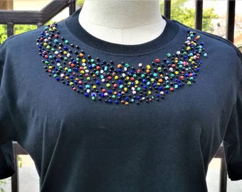 t shirts with beads