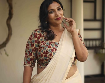 Ivory Kota Saree