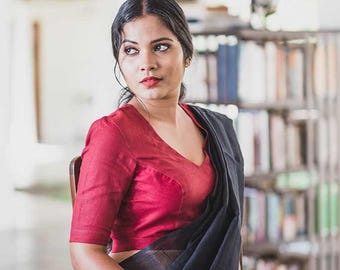 Brick Red Blouse