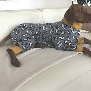 DOWNLOAD SEWING PATTERN / Vizsla Pajamas sizes Medium and Large / Paper sizes: A4 Letter Poster image 3