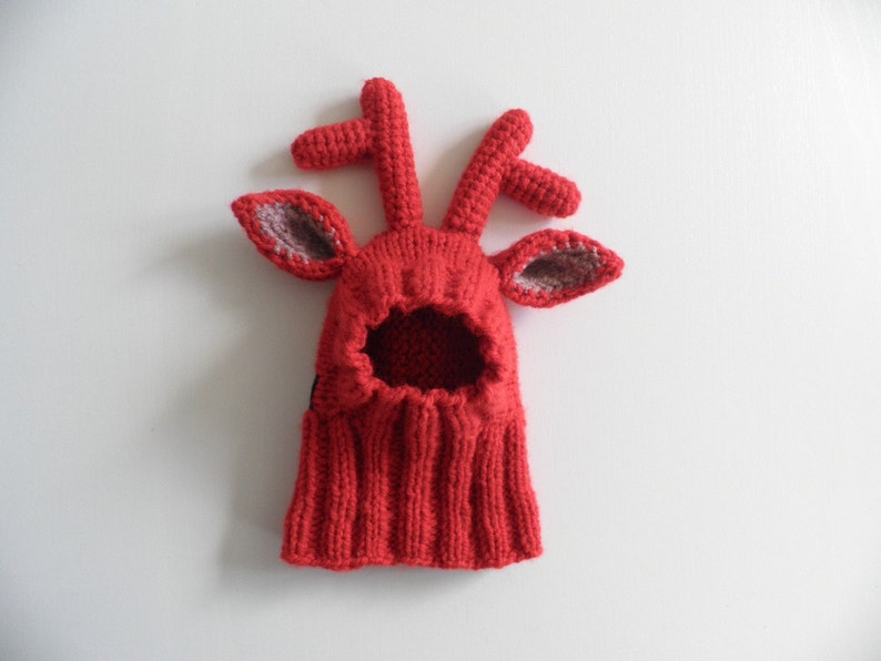 DOWNLOAD KNITTING PATTERN / Reindeer Dog Hat Knitting Pattern Etsy Canada