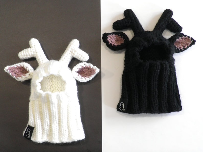 DOWNLOAD KNITTING PATTERN / Reindeer Dog Hat Knitting Pattern Etsy Canada