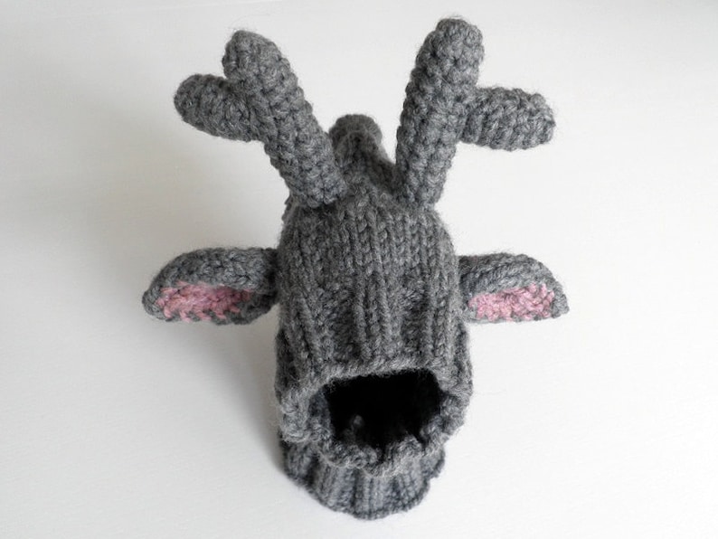 DOWNLOAD KNITTING PATTERN / Reindeer Dog Hat Knitting Pattern Etsy