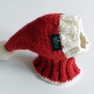 DOWNLOAD KNITTING PATTERN / Santa Dog Hat / Sizes XSmall and Small image 4