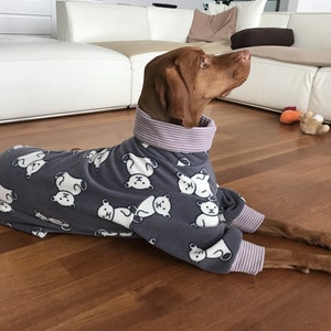 DOWNLOAD SEWING PATTERN / Vizsla Pajamas sizes Medium and Large / Paper sizes: A4 Letter Poster image 4