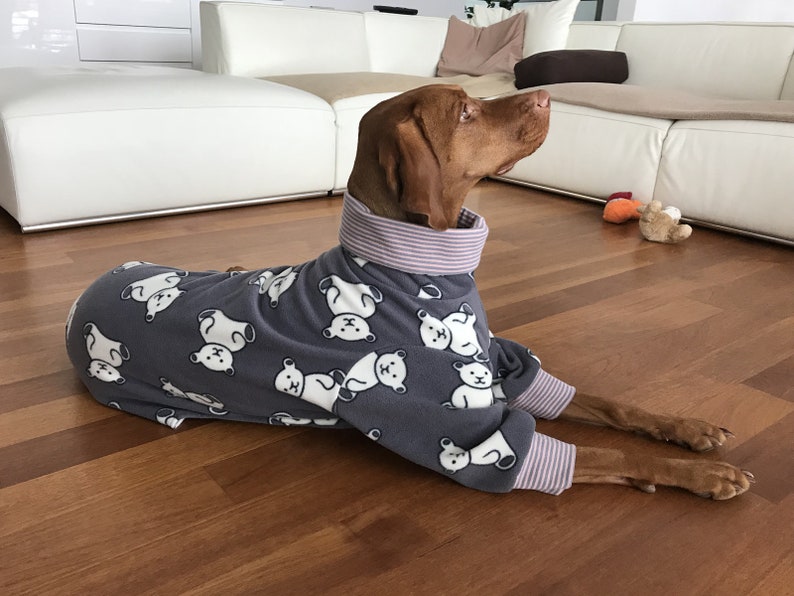 DOWNLOAD SEWING PATTERN / Vizsla Pajamas sizes Medium and Large / Paper sizes: A4 Letter Poster image 4