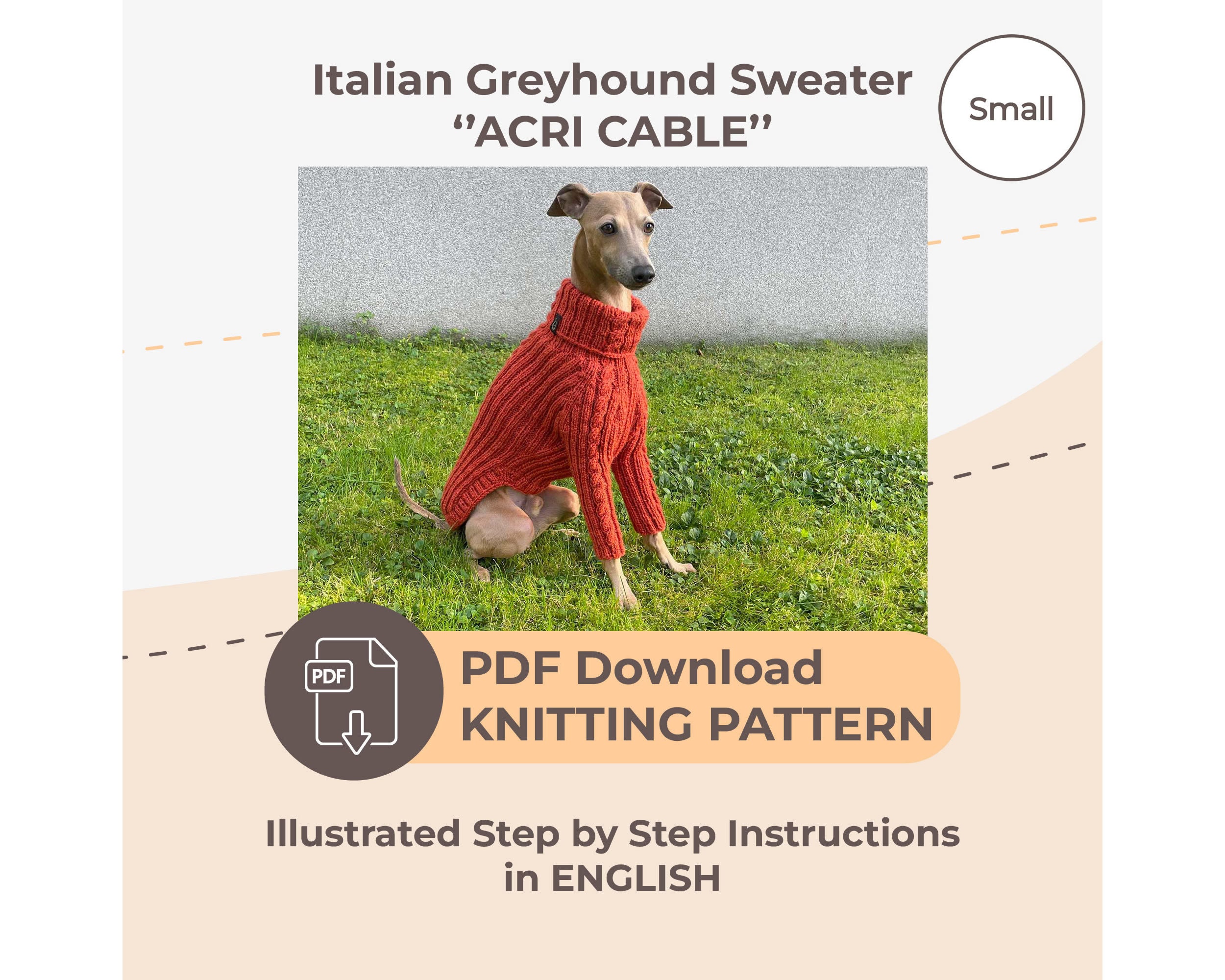 Italian greyhound sweater pattern hotsell
