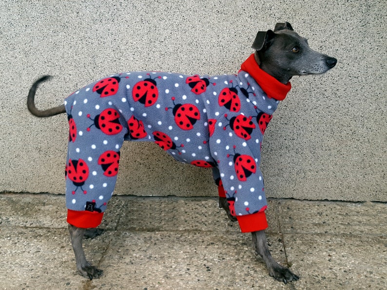 2 in 1 DOWNLOAD SEWING PATTERNS / 2 Italian Greyhound Pajamas 1 Size Large / Paper sizes: A4 Letter Poster image 8