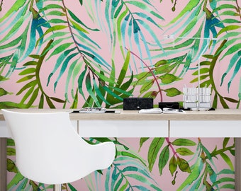 Green and Pink Wallpaper - Etsy UK