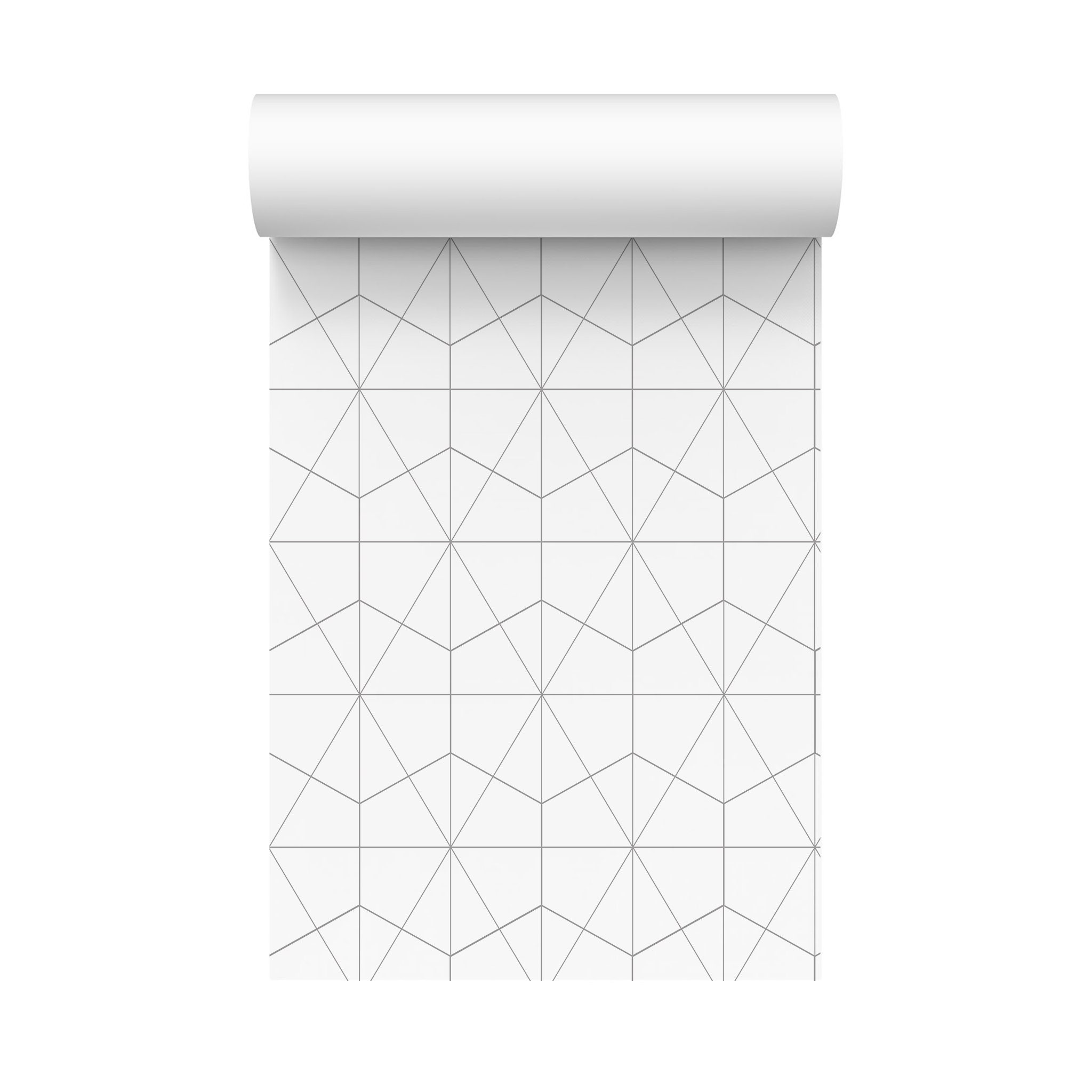 Hexagon Geometric Wallpaper Office and Home Decor Self Etsy