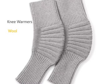Knee warmers, knee covers,  Knitted leg warmers, leg warmer cashmere, Woolen leg warmers, Natural wool, Gift for Parents