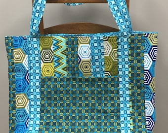 Extra Large Retro Tote Bag