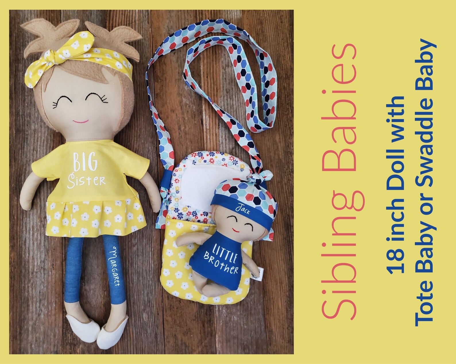 Sibling Dolls Gift For Big Sister Gift For Big Brother New Etsy