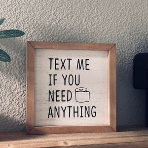 Signs for the bathroom- home decor-funny