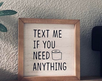 Signs for the bathroom- home decor-funny