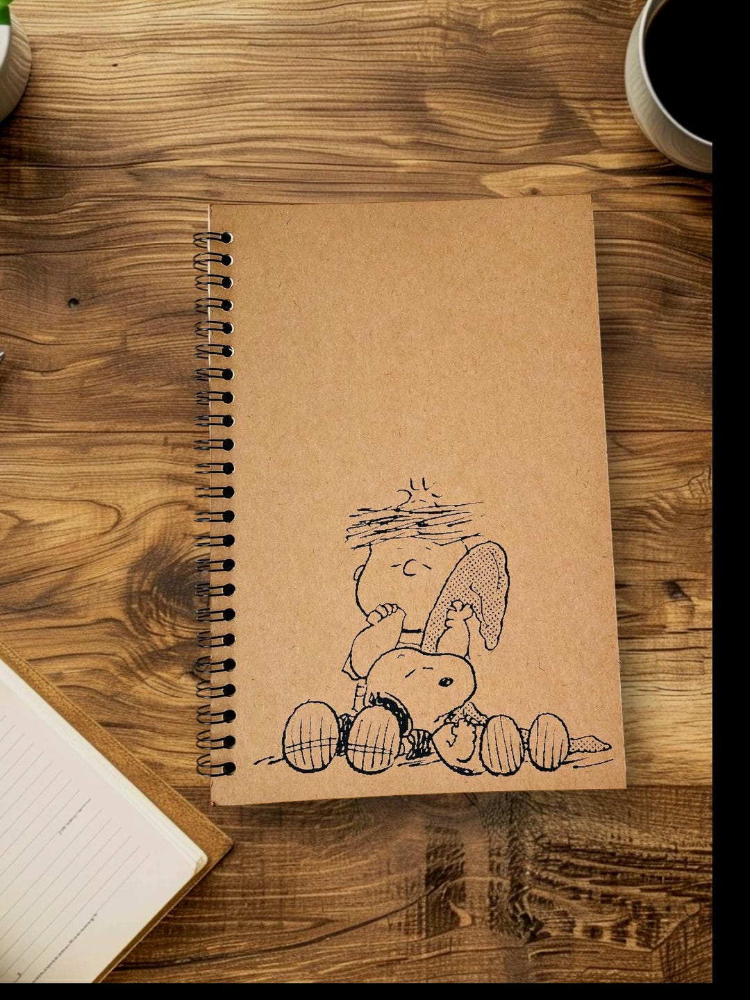 Linus / Snoopy Charlie Brown / Peanuts /kraft Notebook / Journal ...