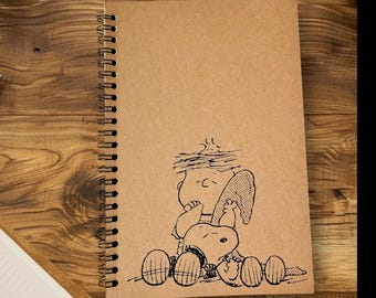 Linus / Snoopy Charlie Brown / Peanuts /Kraft Notebook / Journal / Blank