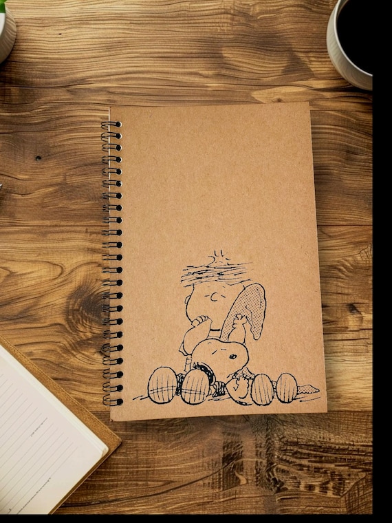 Linus / Snoopy Charlie Brown / Peanuts /Kraft Notebook / Journal / Blank