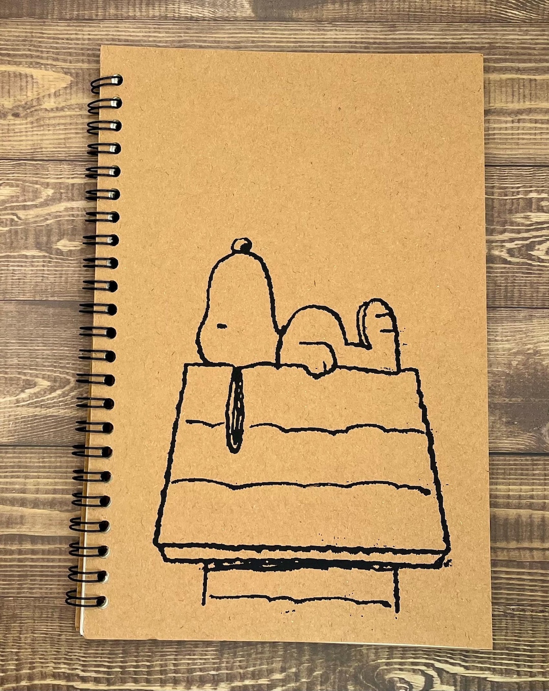 Snoopys Dog House / Snoopy Charlie Brown / Peanuts /kraft Notebook ...