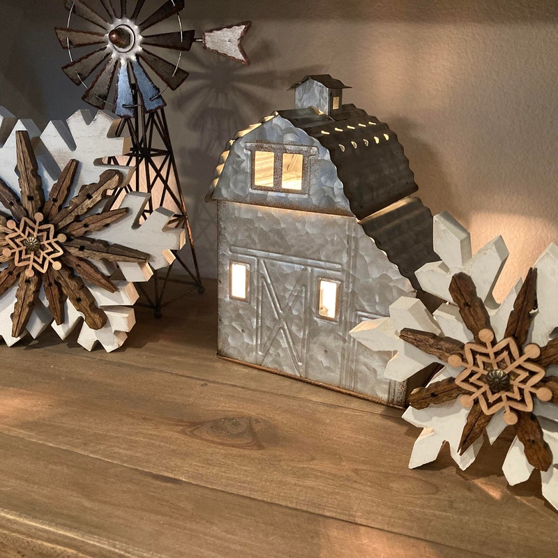 Rustic Winter Decor - Etsy
